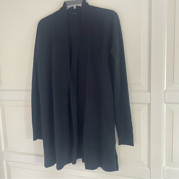 Lululemon Black OS Drop-Shoulder Knit Wrap Cardigan Sweater 26434 - Picture 13 of 13